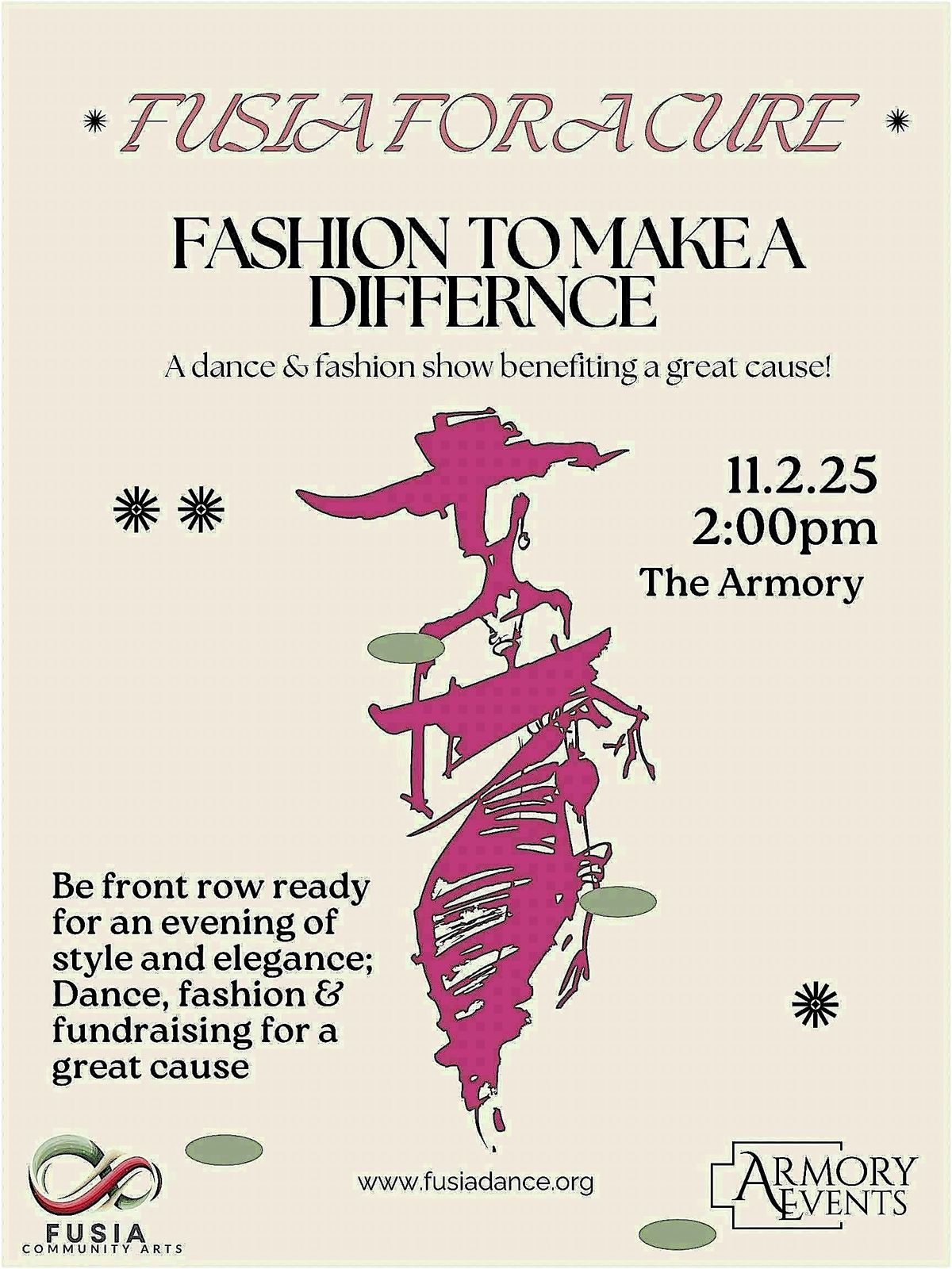 FUSIA FOR A CURE: FASHION TO MAKE A DIFFERENCE