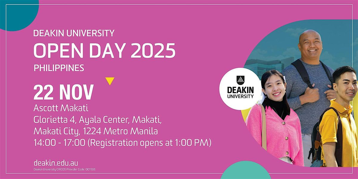Deakin University Open Day Philippines