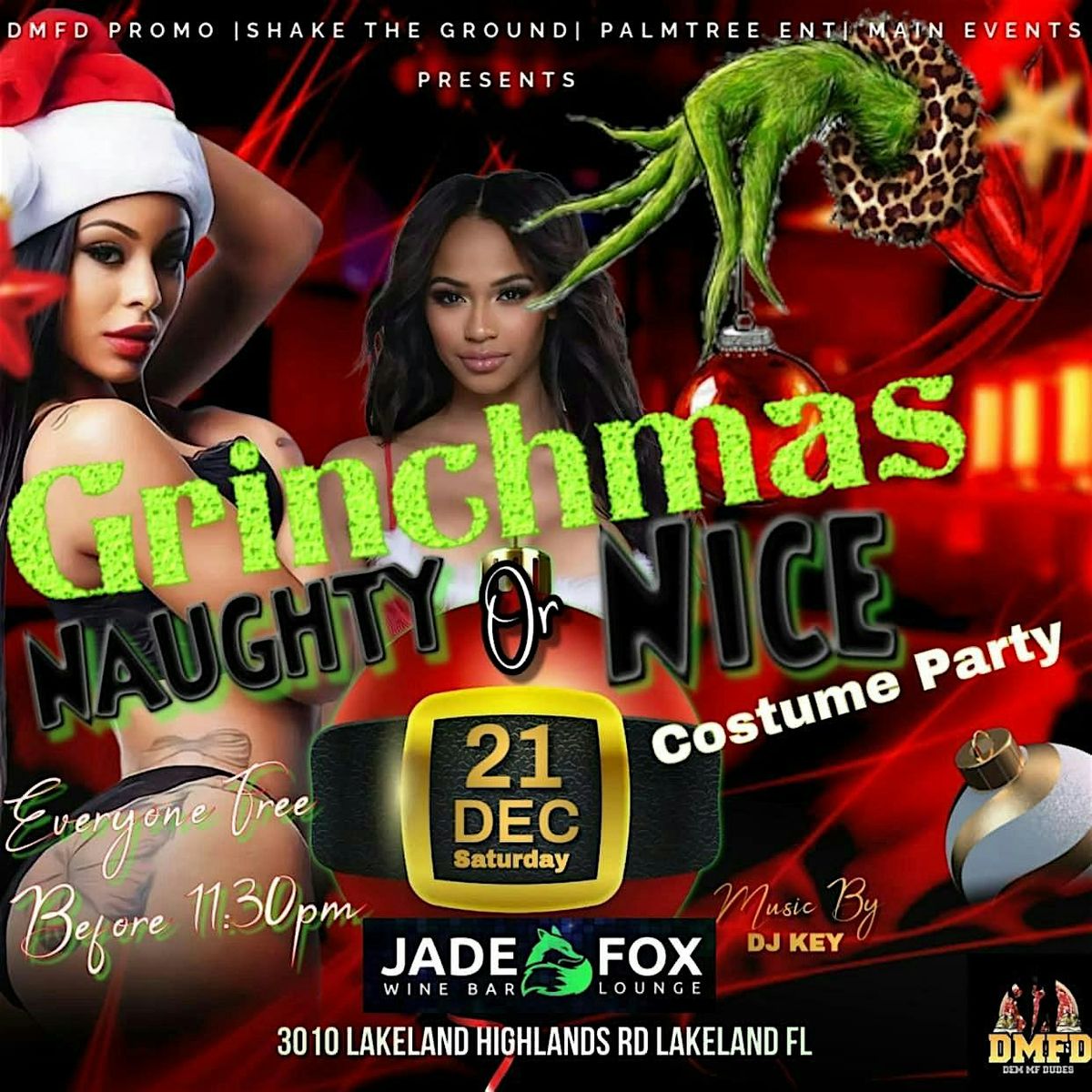 Grinchmas Naughty or Nice costume party