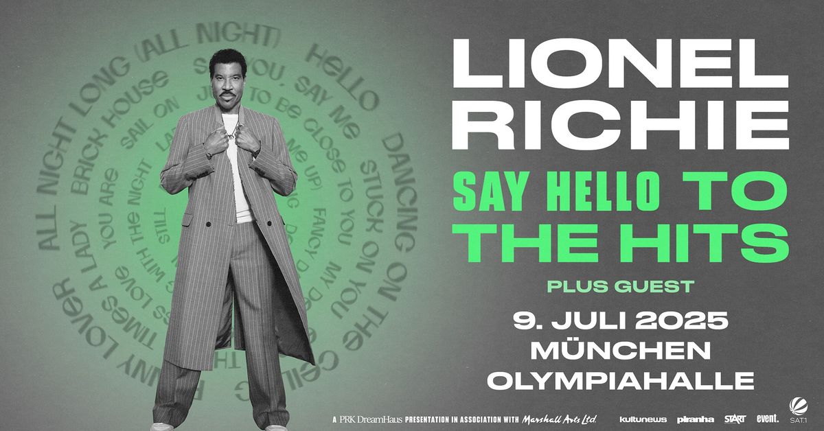 Lionel Richie - "Say Hello To The Hits" 2025 - M\u00fcnchen