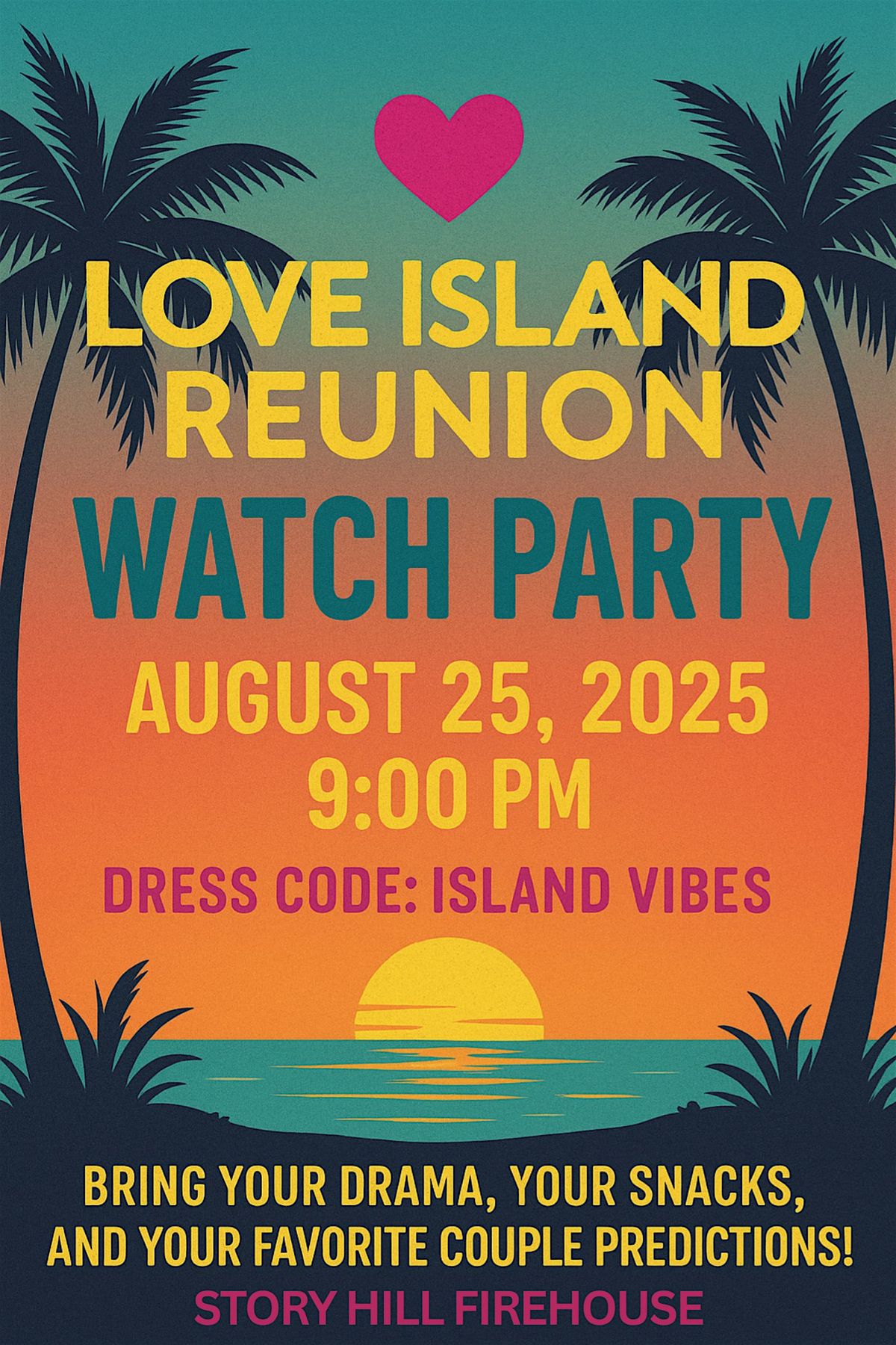 Love Island Reunion Watch Party