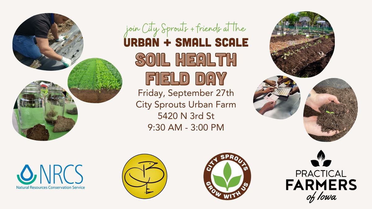 Urban and Small Scale Soil Health Field Day