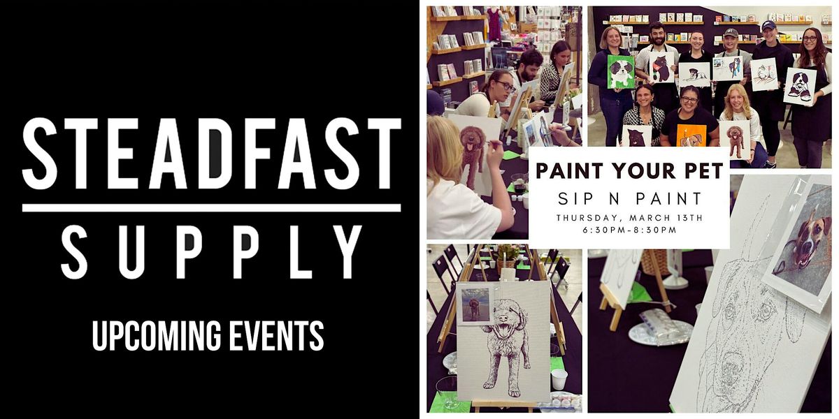 SIP N PAINT: PAINT YOUR OWN PET