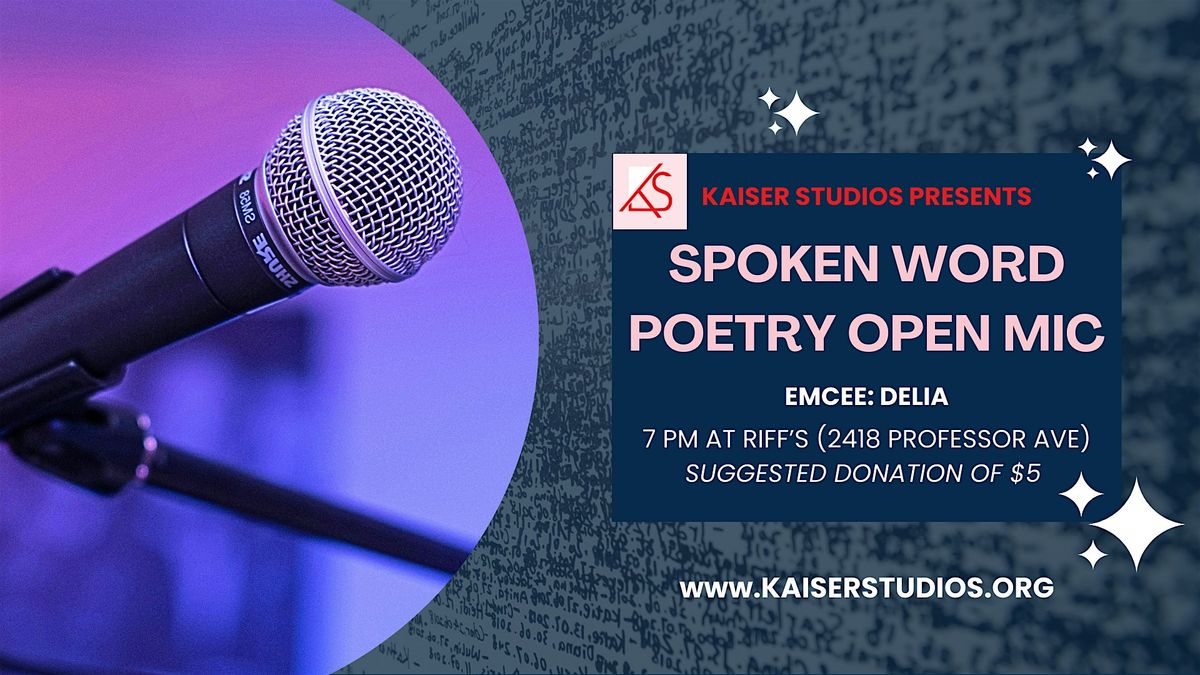 Spoken Word: Poetry Open Mic Nights