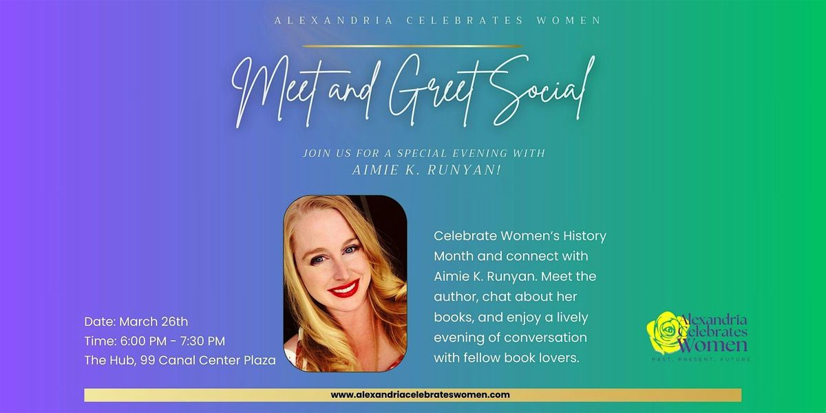 Women\u2019s History Month Meet & Greet with Aimie K. Runyan