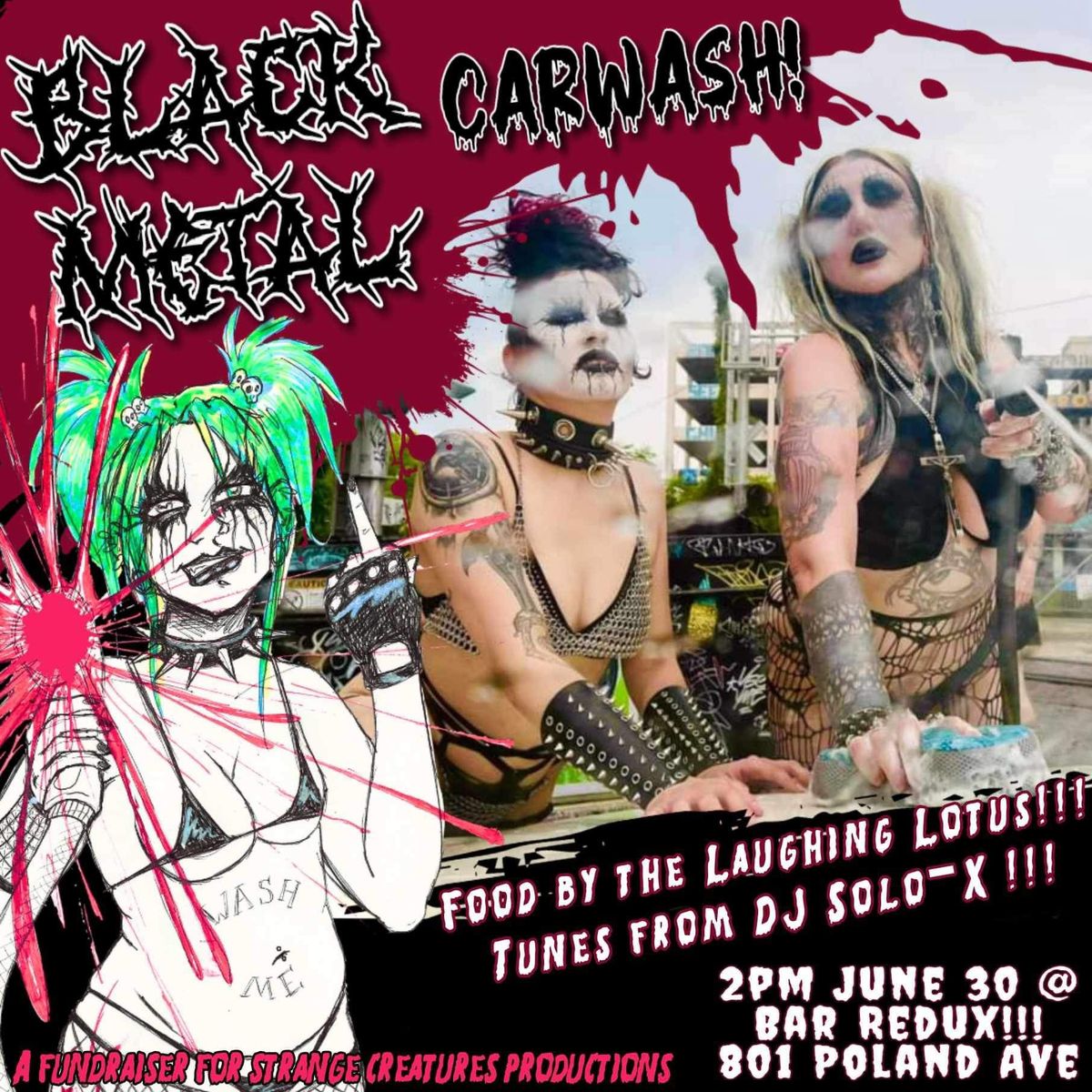 Black Metal CARWASH Fundraiser!!!