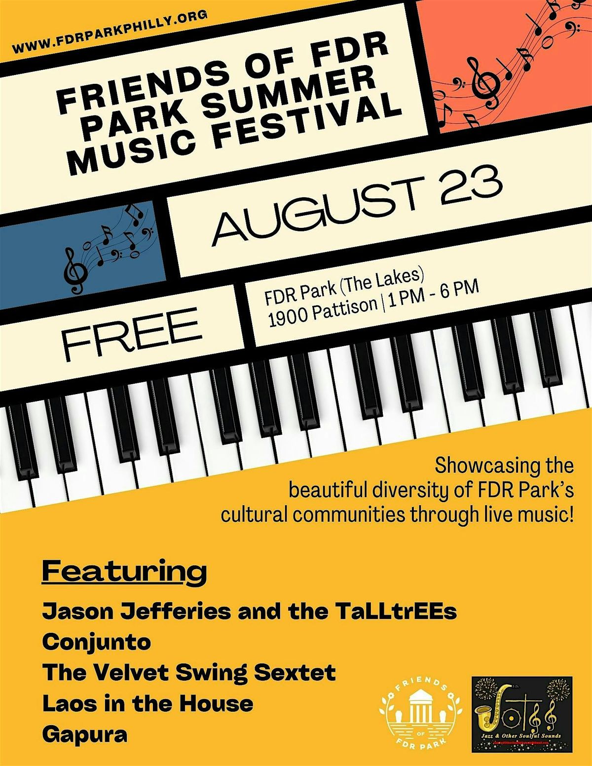 Friends of FDR Park Summer Music Festival