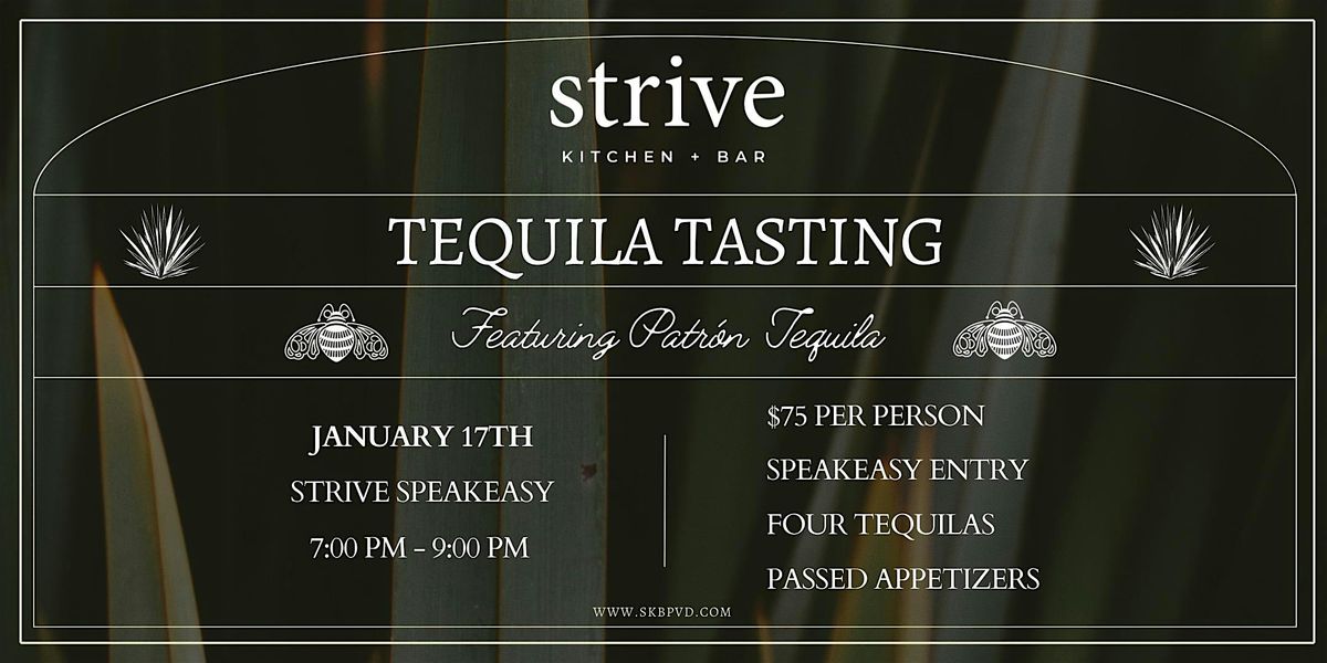 Exclusive Tequila Tasting: Elevate Your Evening with Patr\u00f3n