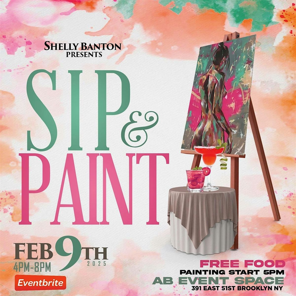 WELCOME TO SHELLY BANTON YEARLY  "SIP & PAINT"