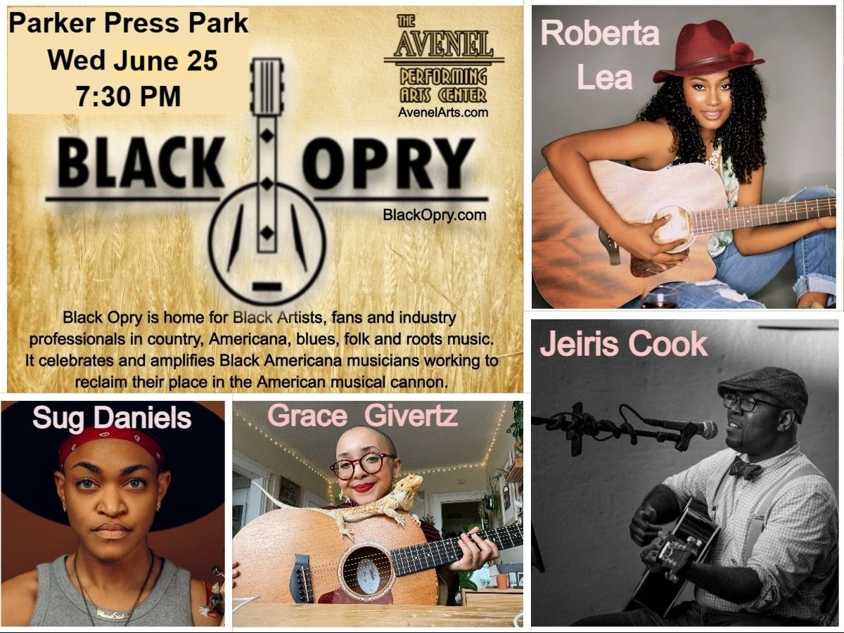 Black Opry in Parker Press Park - Sug Daniels, Roberta Lea, Jeiris Cook & Grace Givertz