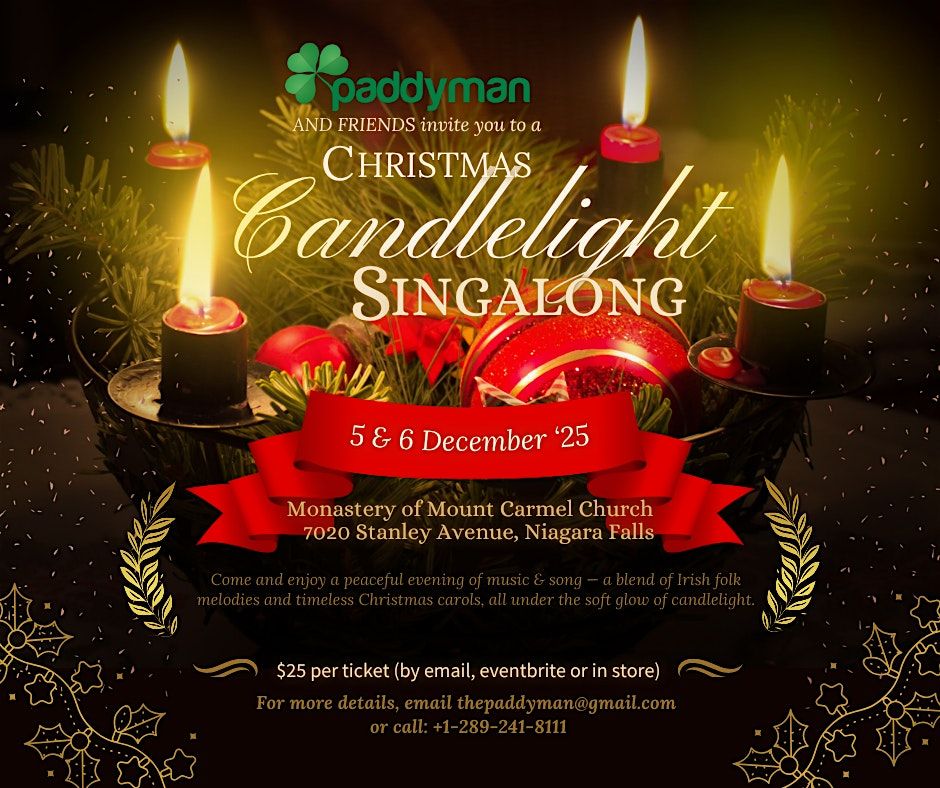 Christmas Candlelight Singalong in a Monastery Church!