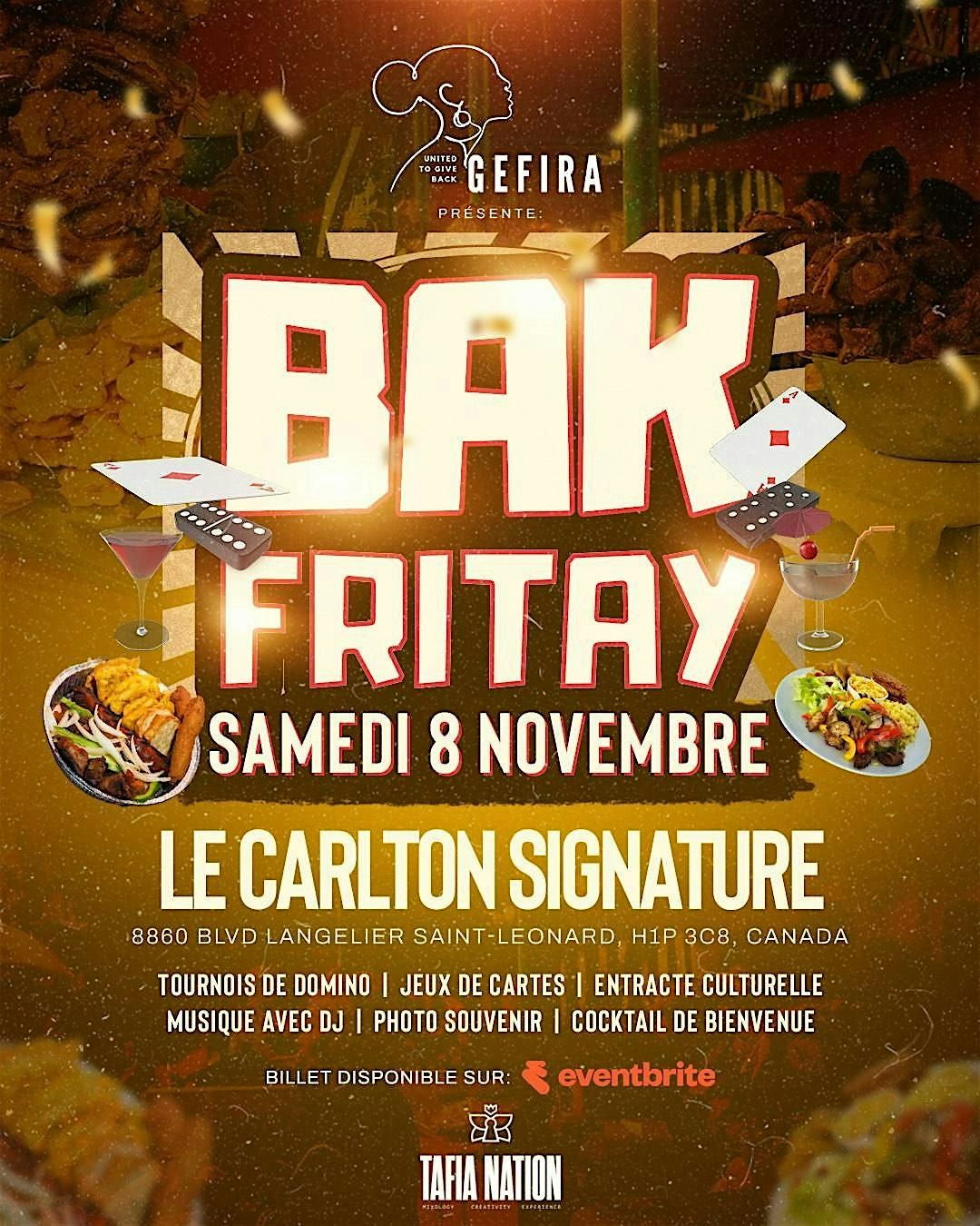 Les Dames de GEFIRA pr\u00e9sentent : BACK FRITAY