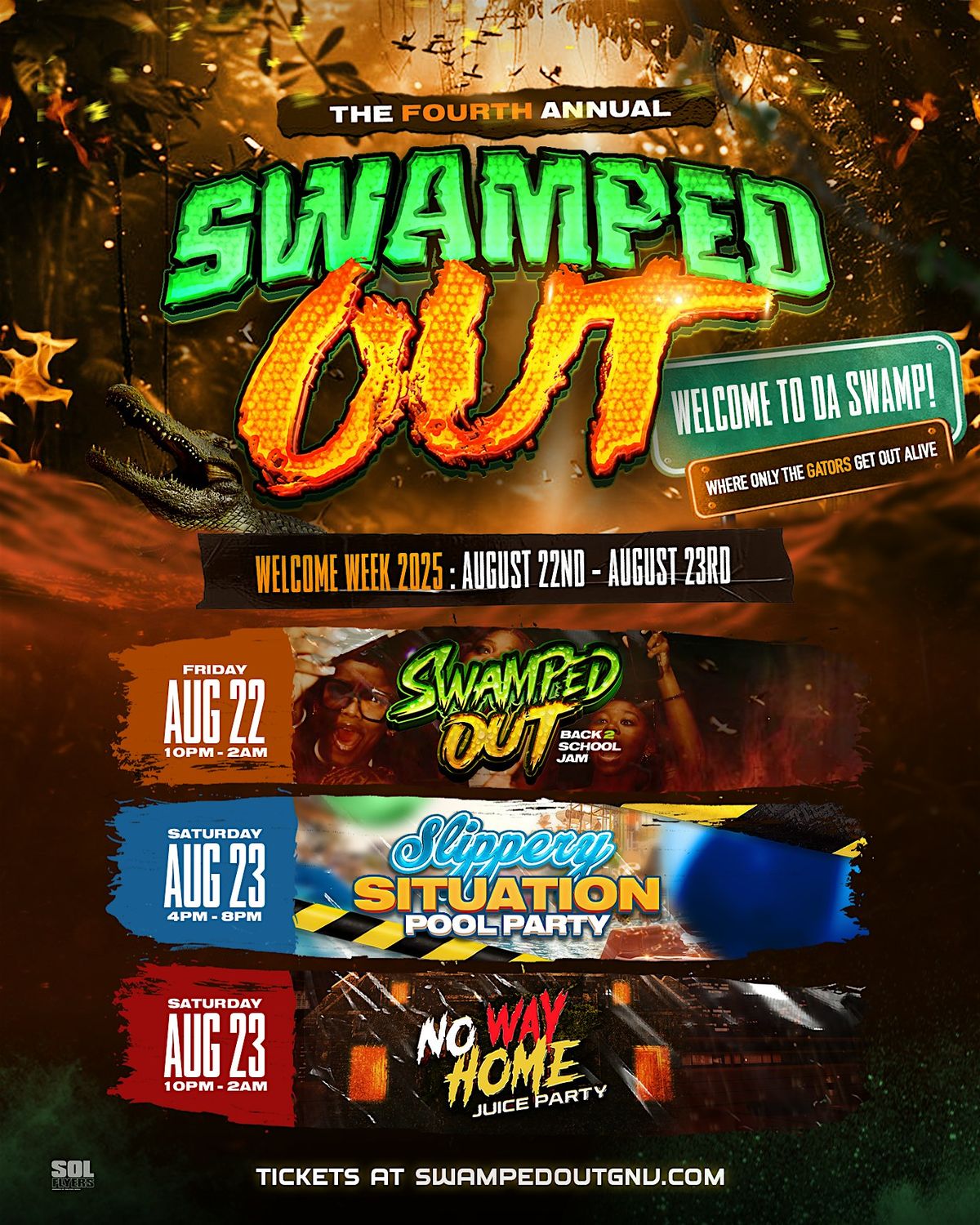 NO WAY OUT\u2026 EVERYONE DRINKS FREE ALL NIGHT LONG