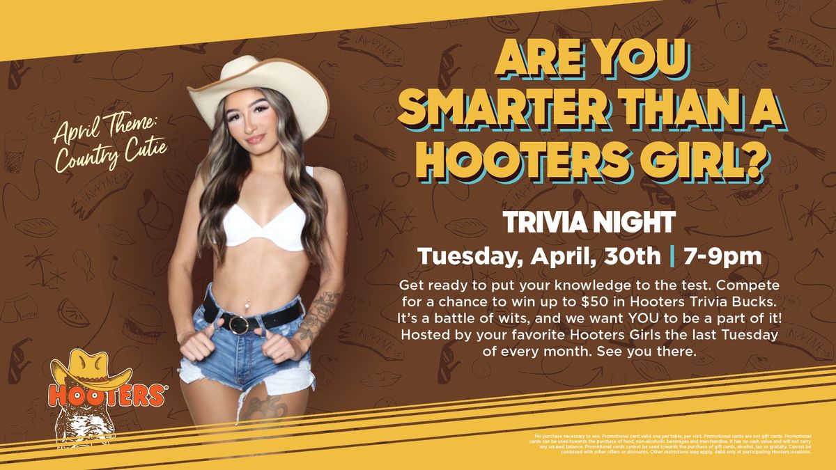 Hooters of Chattanooga Trivia Night