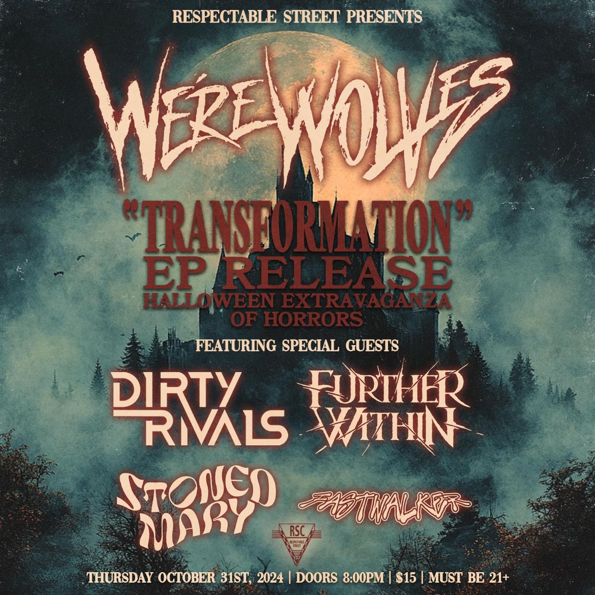 Halloween Night with We're Wolves!