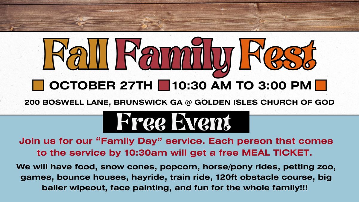 Fall Family Fest 