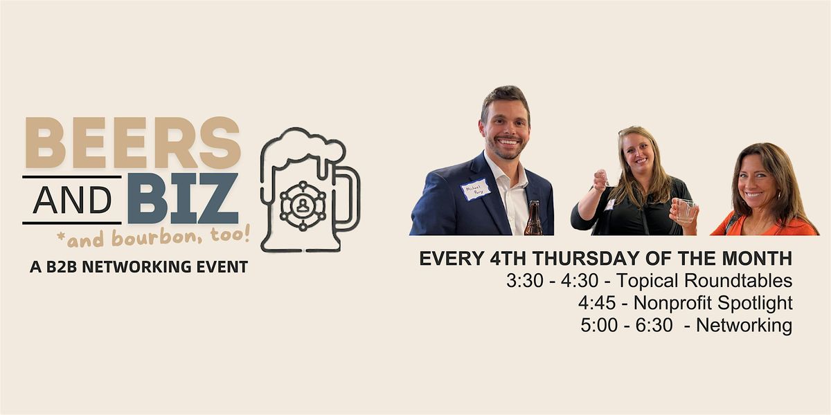 Beers and Biz B2B Networking - August 2025
