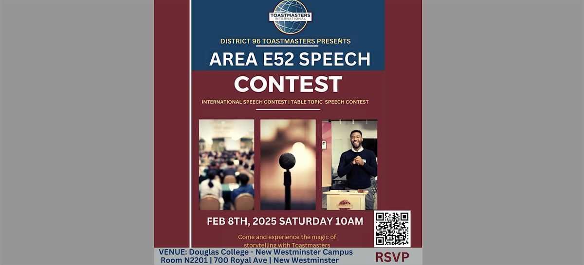 Area E52 International and Table Topic Speech Contest