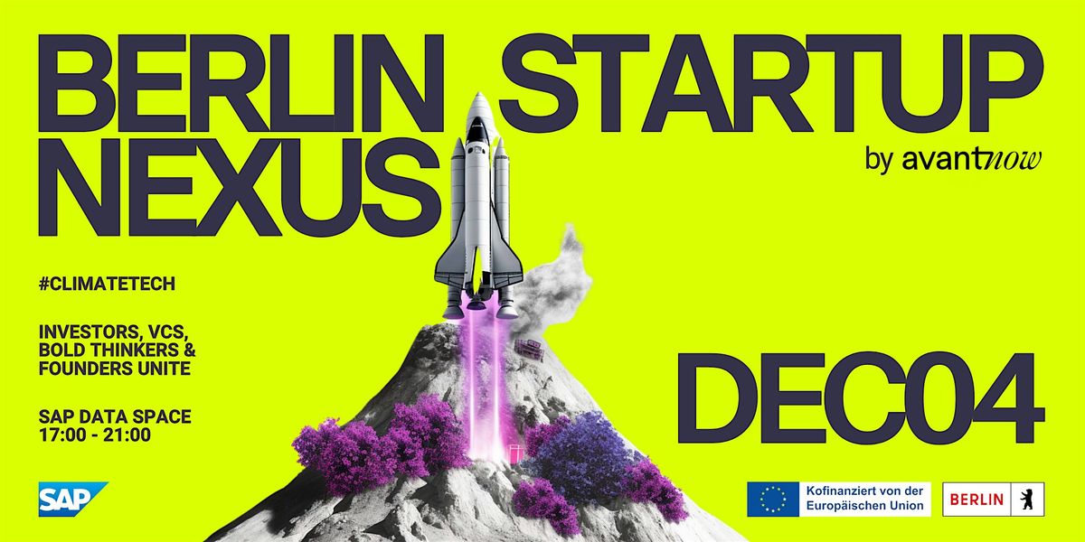 Berlin StartUp Nexus #1 - Climate Tech