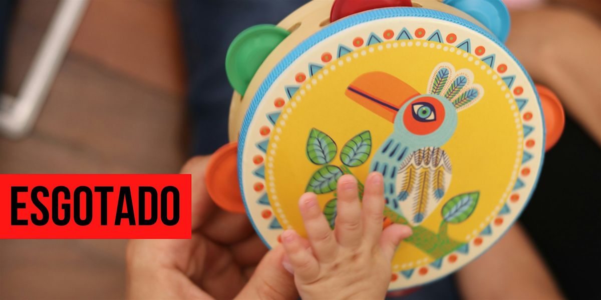 Fant\u00e1stico passeio sonoro para beb\u00eas | Percuss\u00e3o, recital interativo