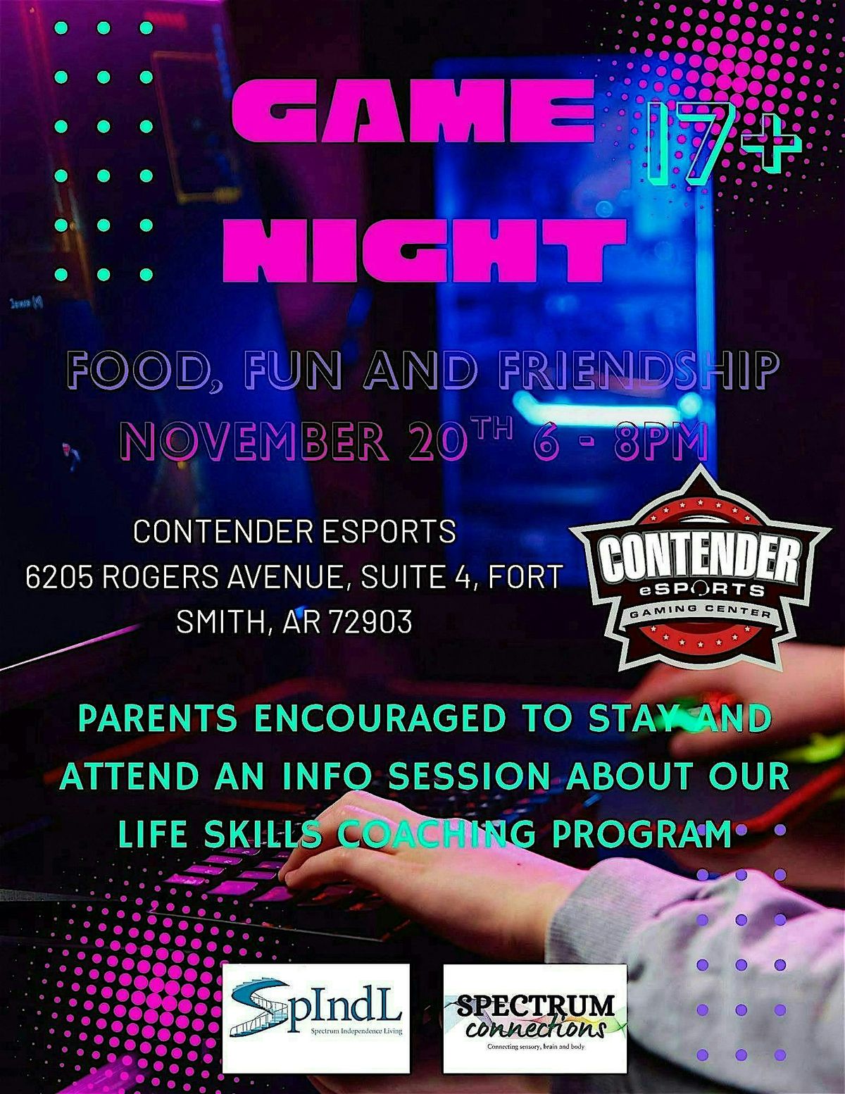 SpIndL Neurodivergent Game Night