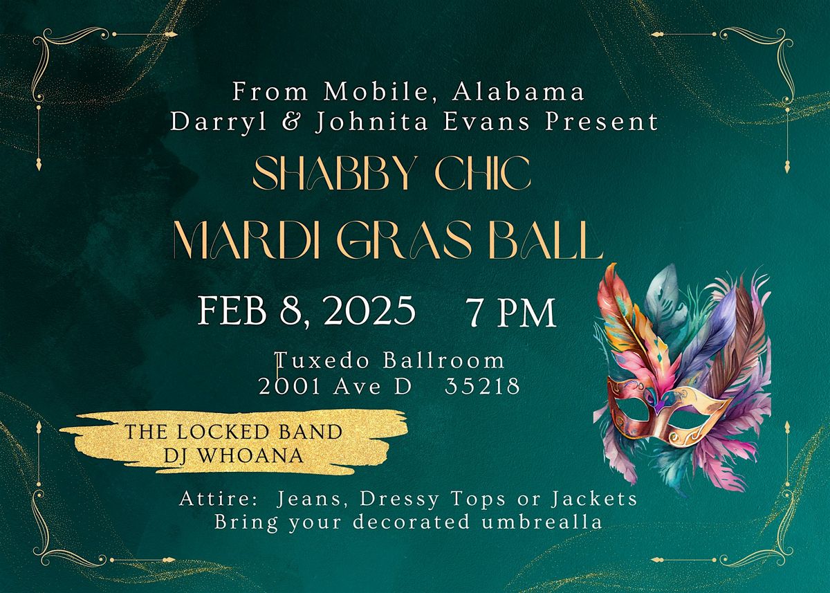 Shabby Chic Mardi Gras Ball