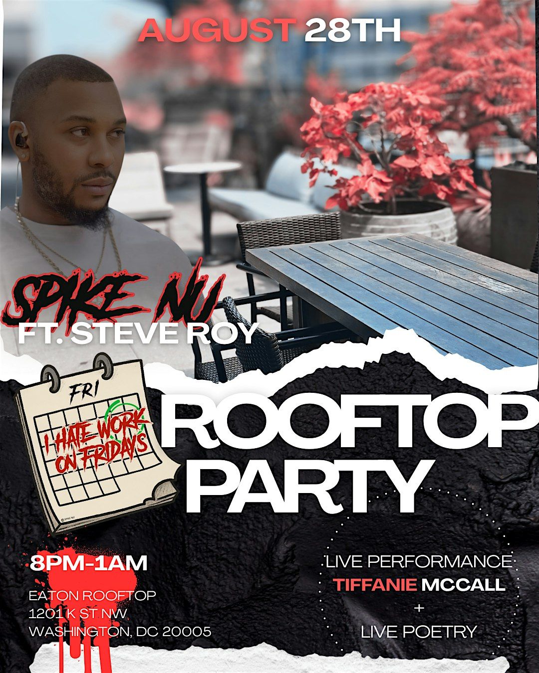 \u201cI Hate Work on FRIDAY\u201d Roof Top Party