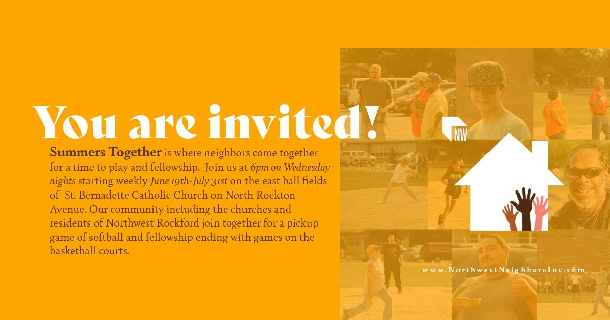 Summers Together - Softball, basketball and fellowship.