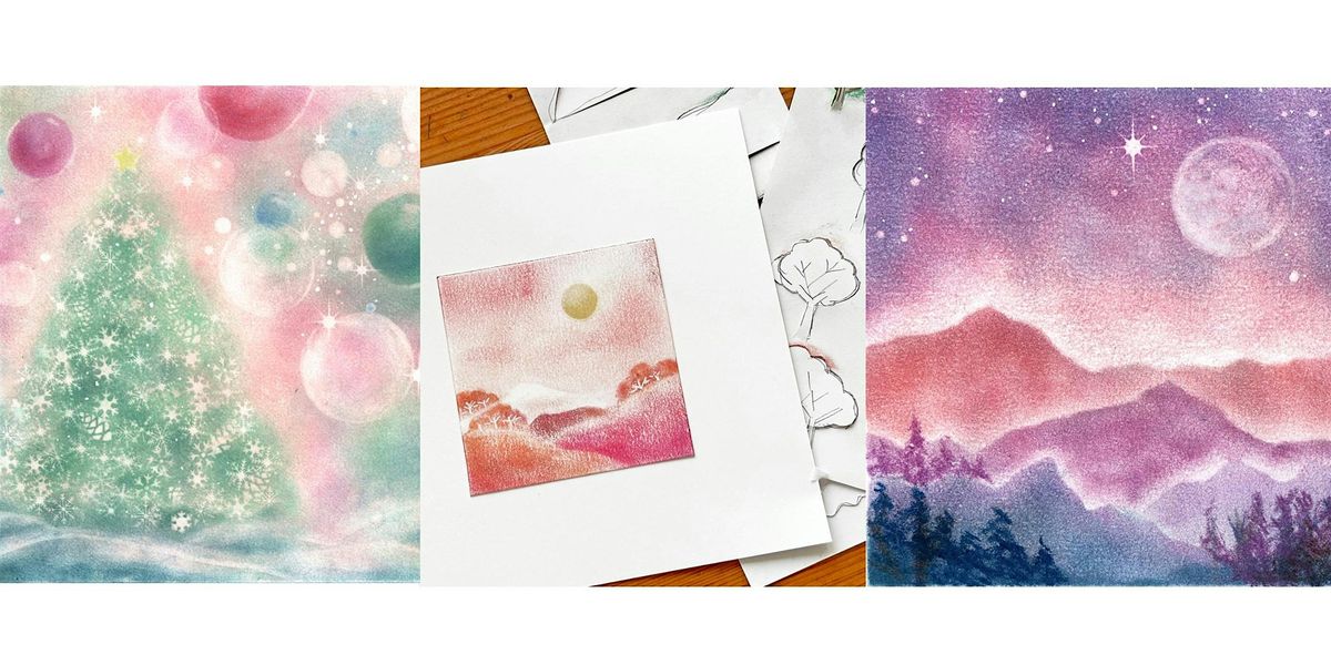 Pastel Nagomi Art Christmas Workshop . Mindful Art