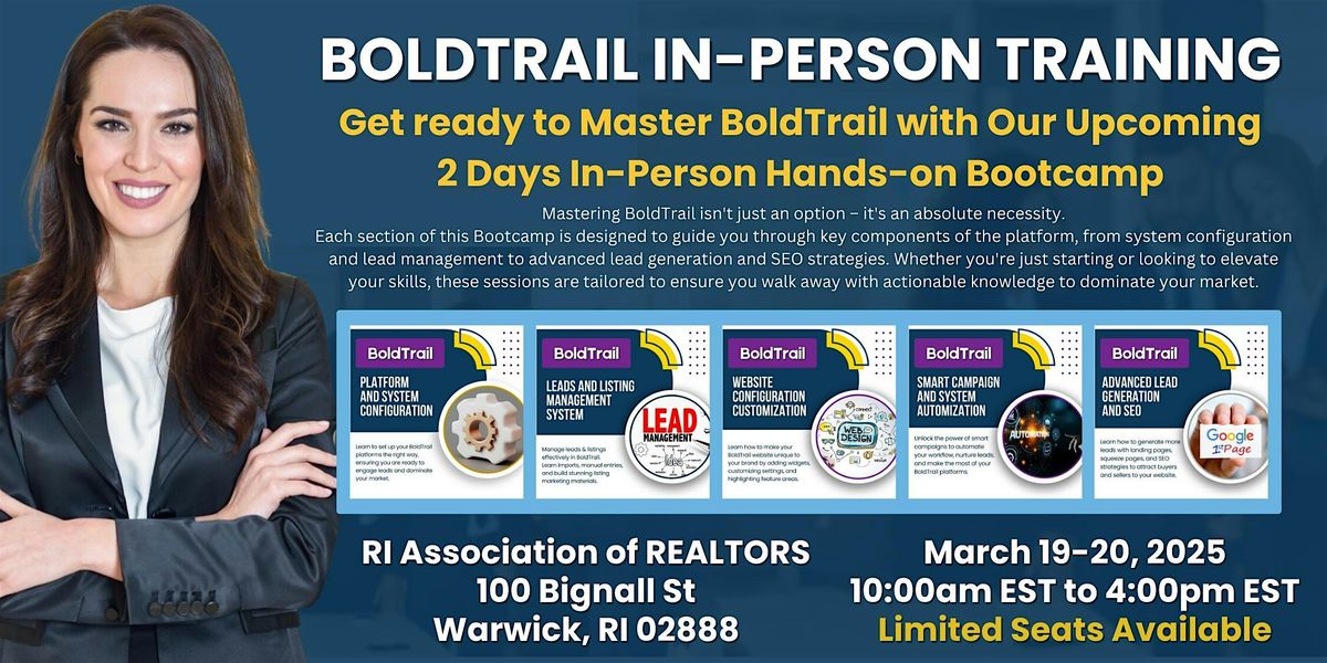 RE\/MAX BoldTrail - Two Days In-person Training - March 19 & March 20