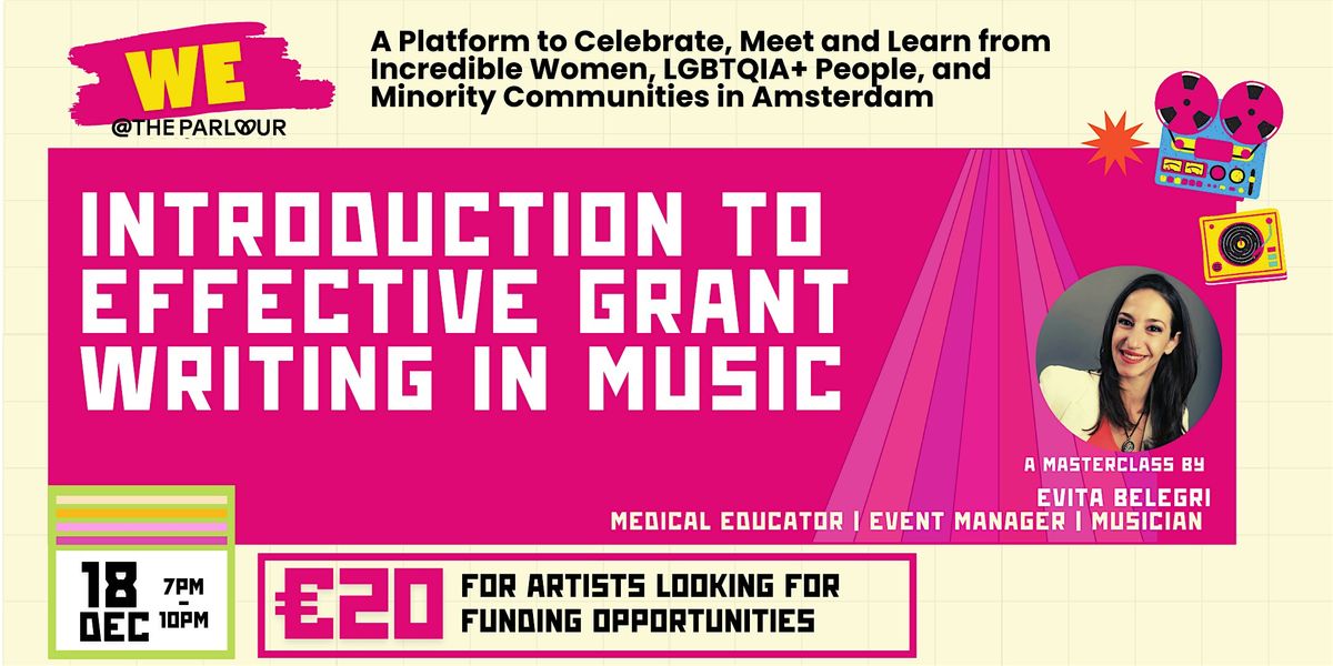 Introduction to Effective Grant Writing in Music by Evita Belegri