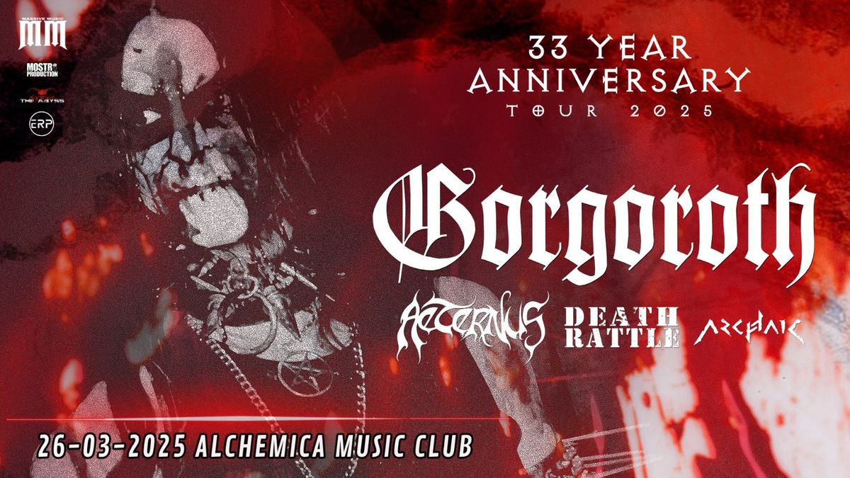 GORGOROTH + guests @ Alchemica Music Club, Bologna - 26 marzo 2025