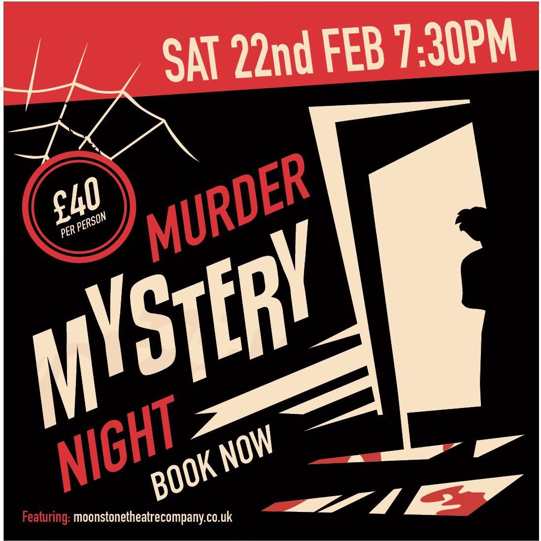 Murder Mystery Evening + Meal