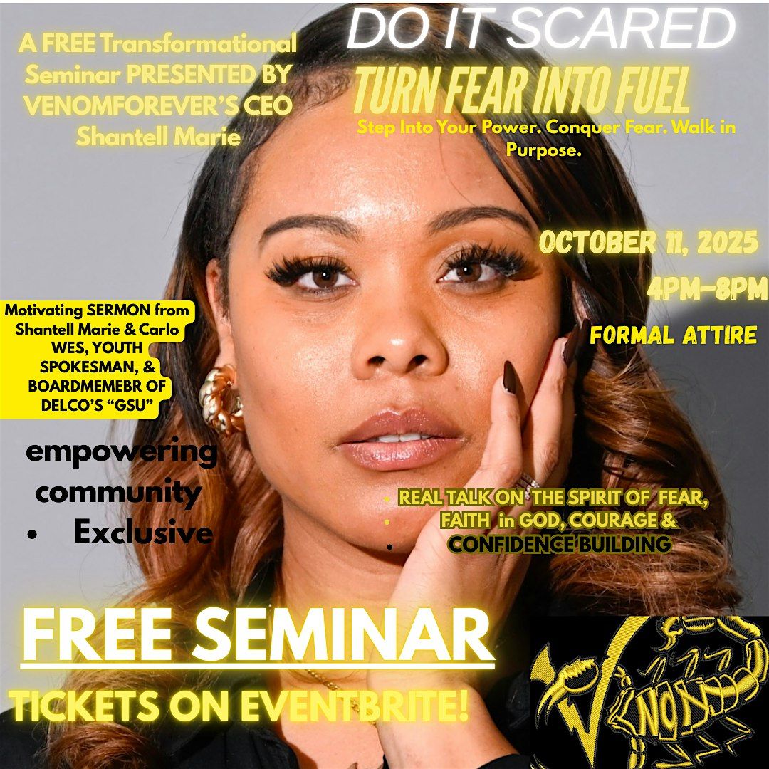 DO IT SCARED SEMINAR