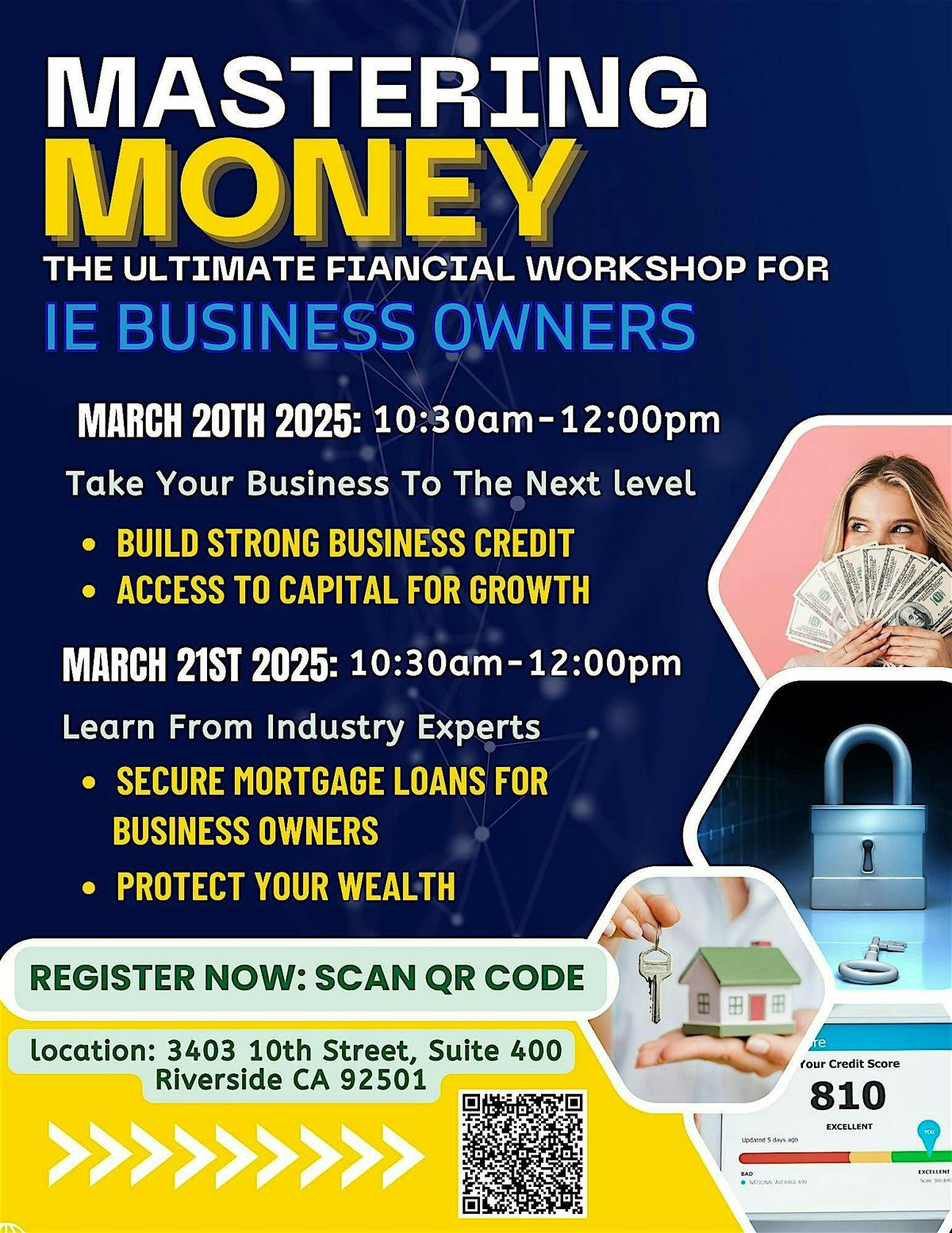 Mastering Money: The Ultimate Financial Workshop for IE Business Owners