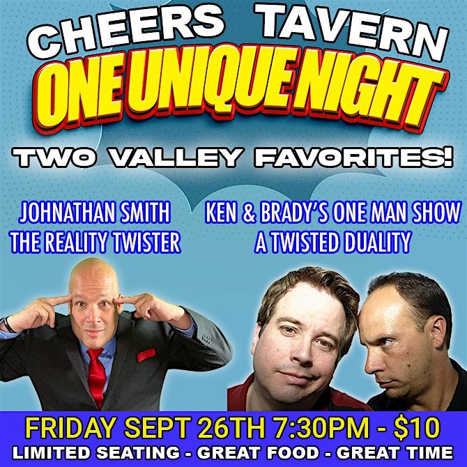 One Unique Night of Comedy at Cheers Tavern in Glendale