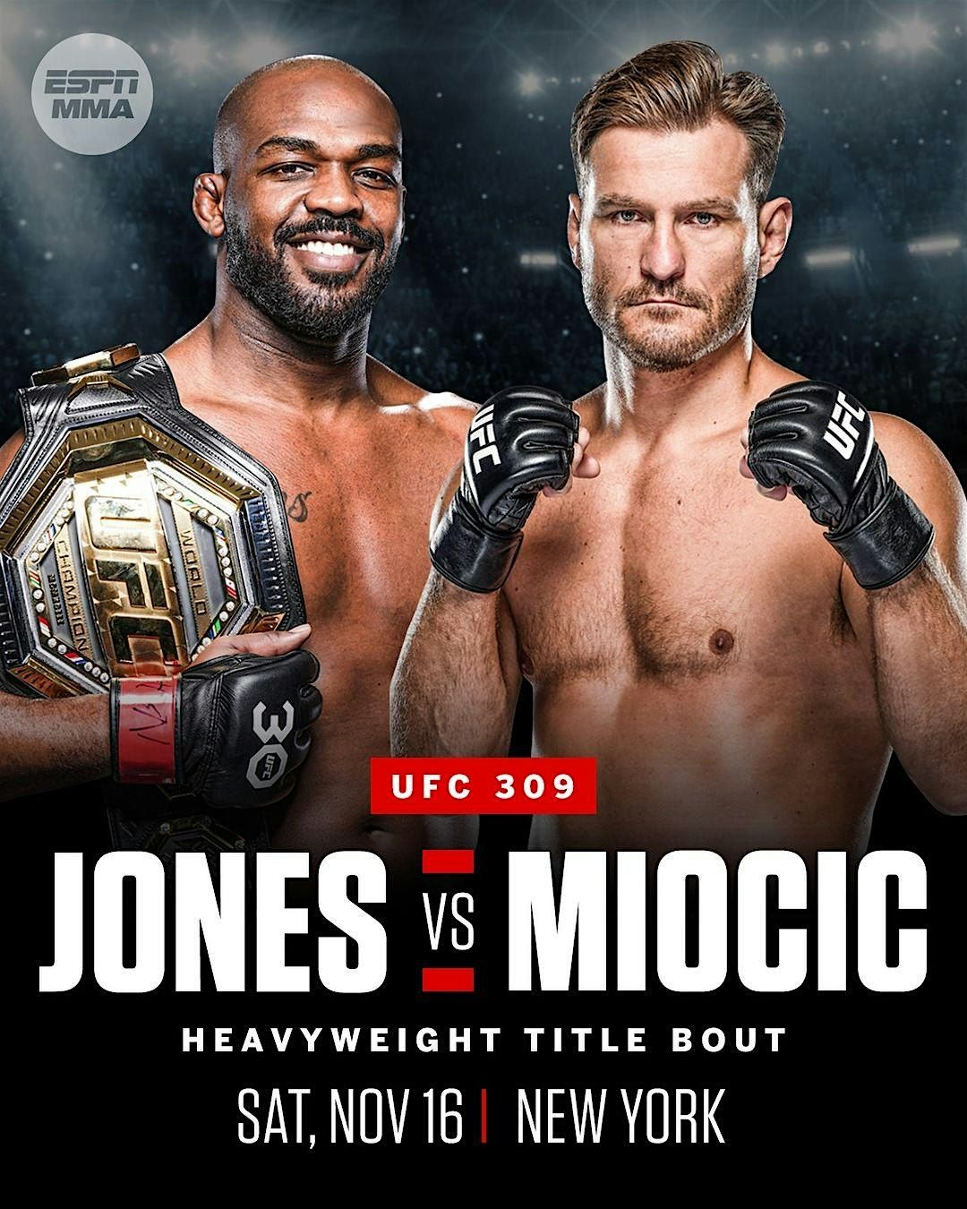 Jon Jones | UFC 309   vs Stipe Miocic at Hangar 11 in Queens, NYC