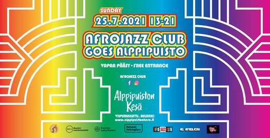 Afrojazz Club goes Alppipuisto 2021