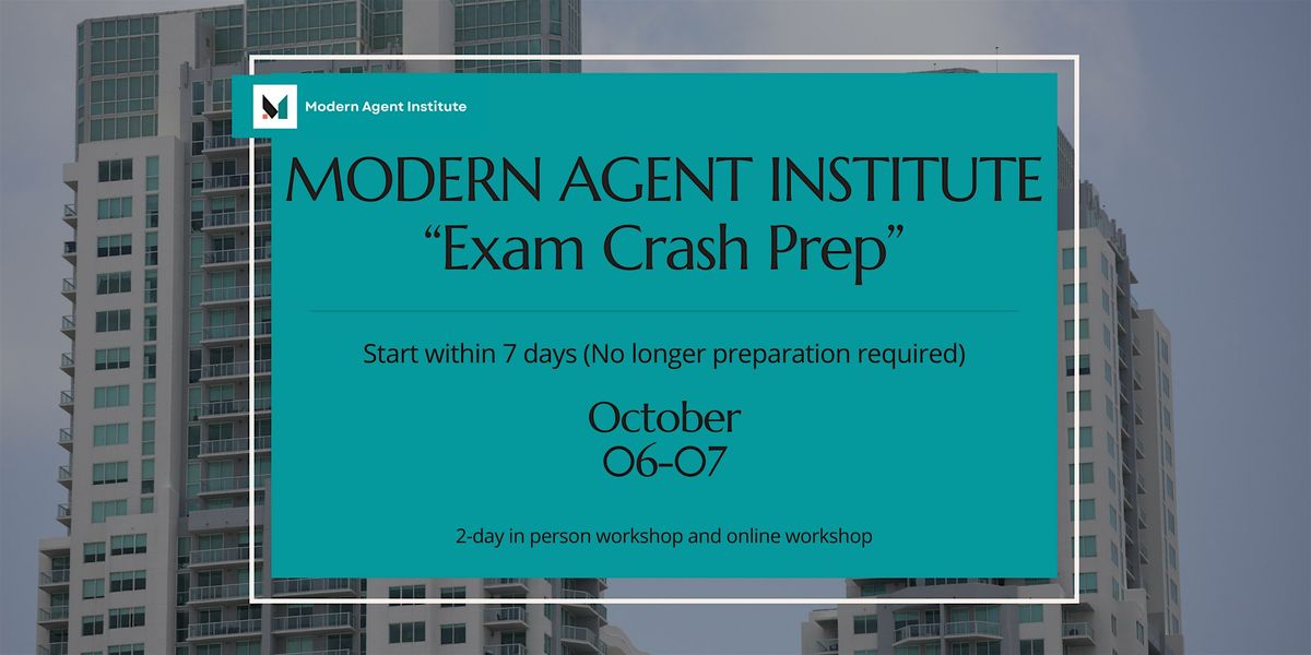 MAI \u201cExam Crash Prep\u201d \u2013 2-Day Workshop (In-Person & Online)