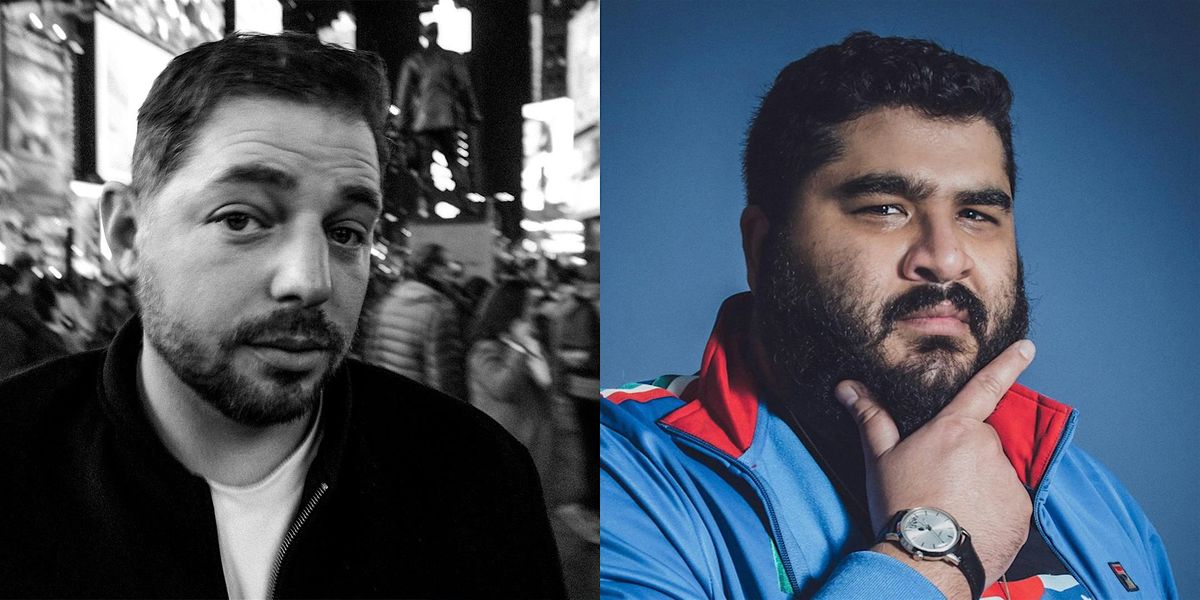 Brad Kofman and Sohrab Forouzesh at The Attic Comedy Club, Columbus, Ohio