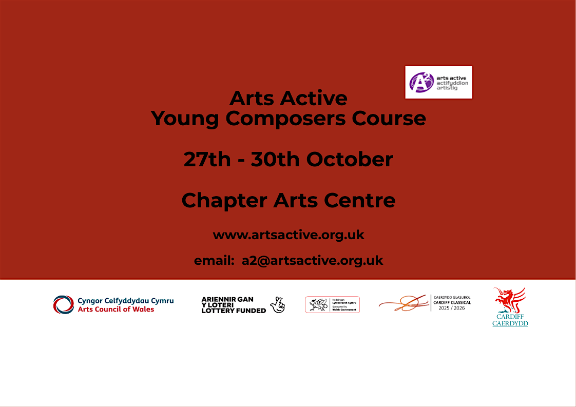 Autumn Young Composers  Course 2025 \/  Cwrs Cyfansoddwyr Ifanc Hydref 2025