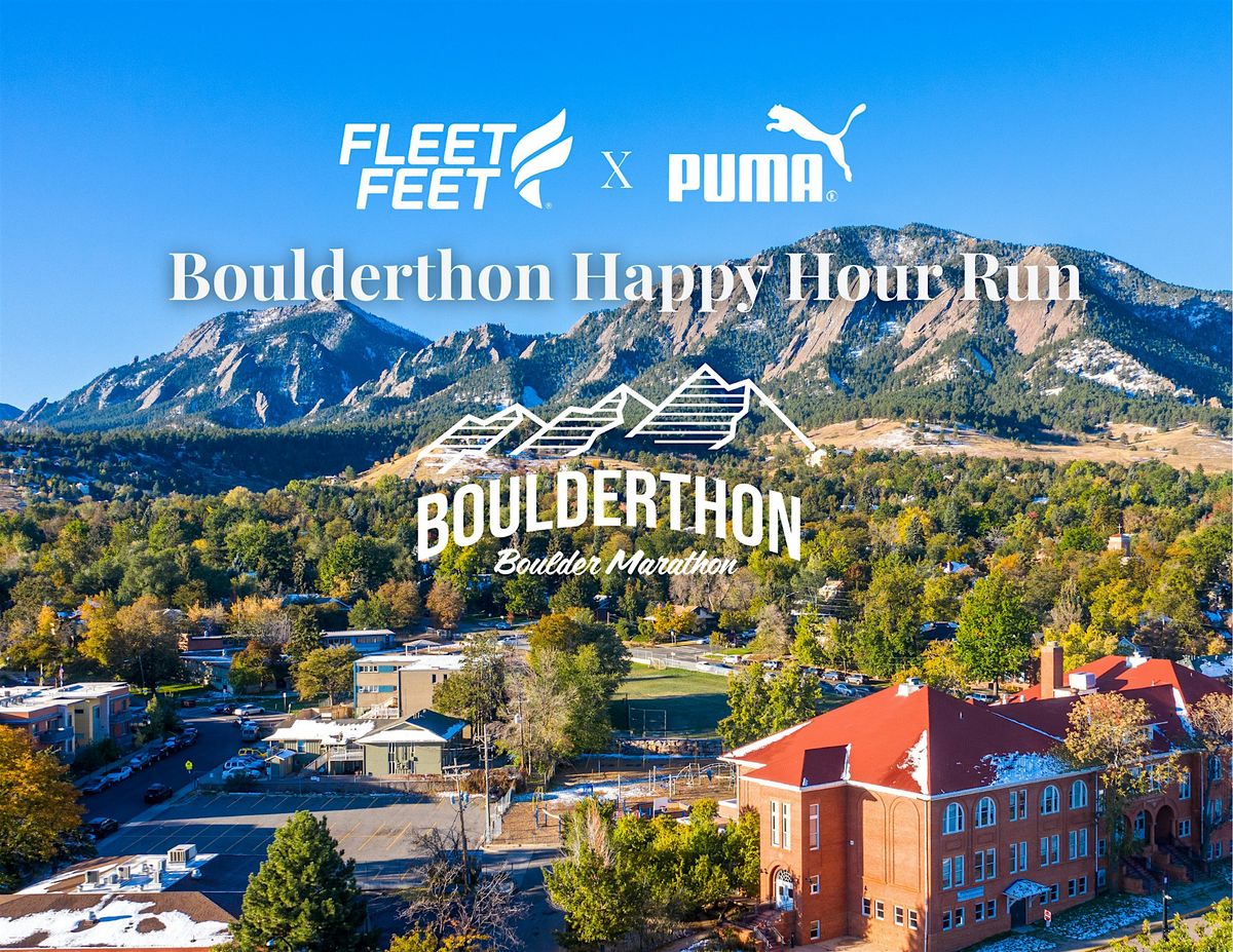 Boulderthon Happy Hour Run with Fleet Feet and Puma