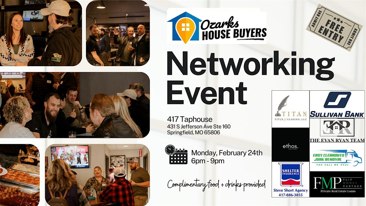 Ozarks House Buyers Winter Networking Event