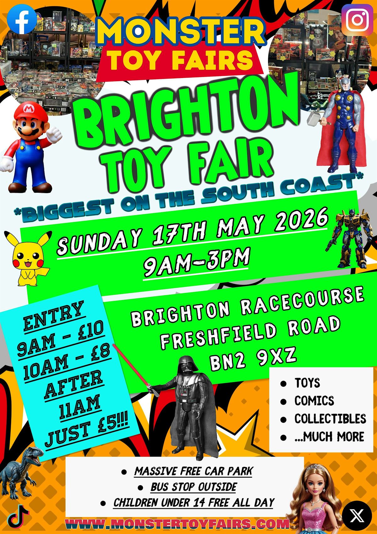 Brighton Toy Fair - The Biggest on the South Coast - over 150 stalls