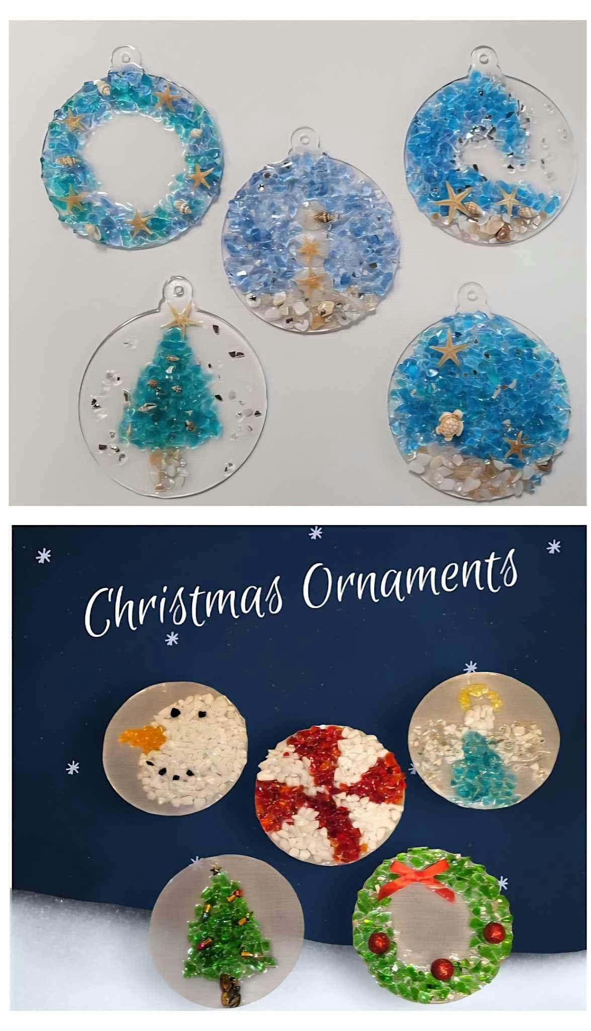 Crushed Glass Ornaments & Milkshake Event