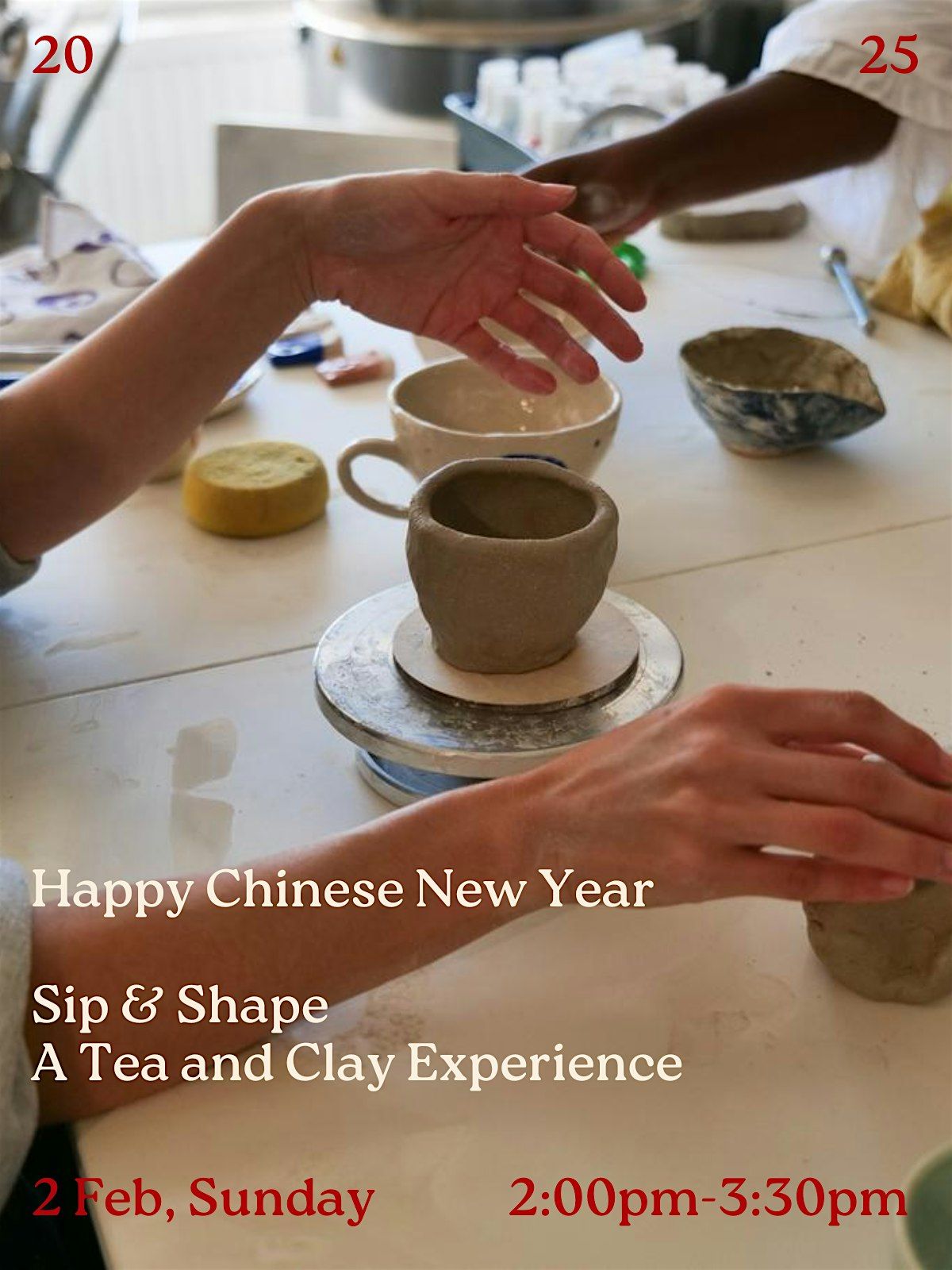 Sip & Shape: A tea and Clay experience