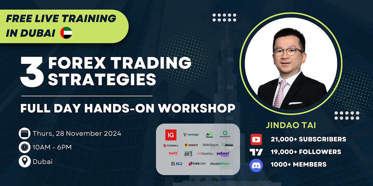 Rare and Exclusive Forex Workshop: Learn 3 Forex Trading Strategies