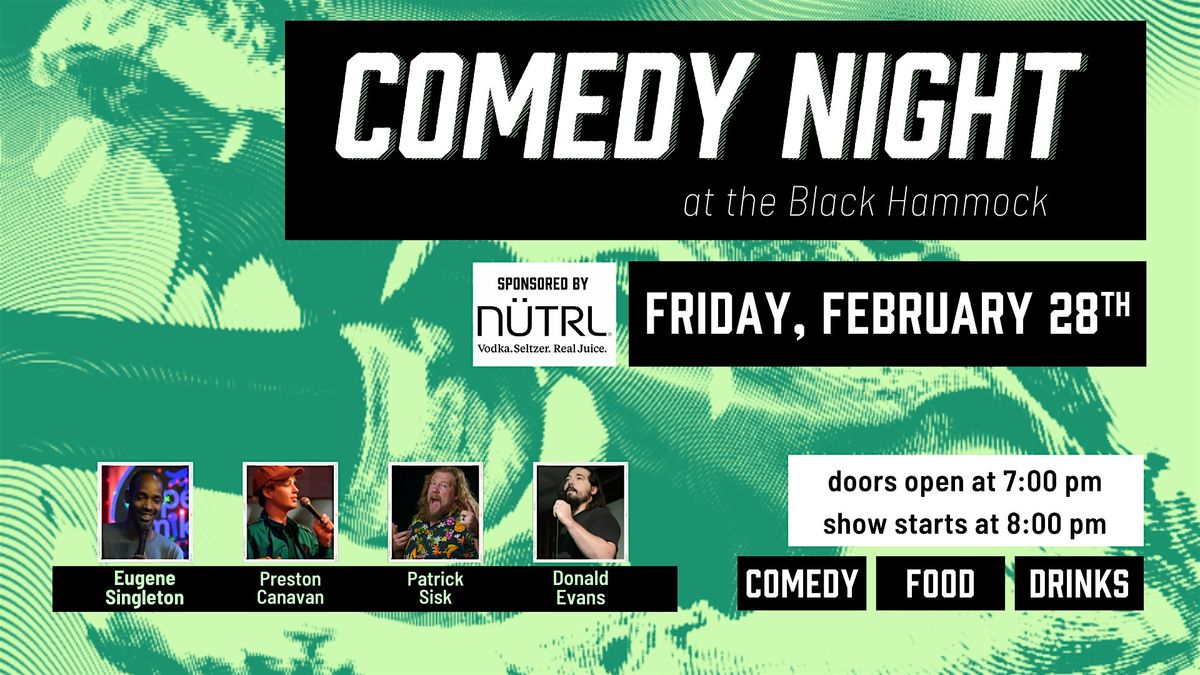 Comedy Night at Black Hammock - February 28