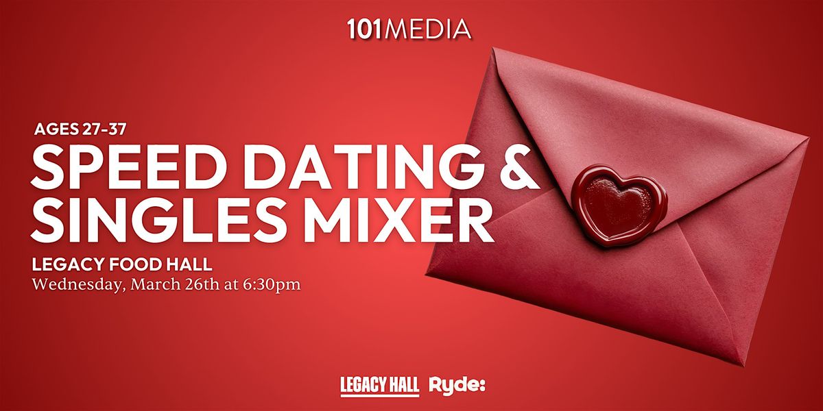 Plano Speed Dating & Singles Mixer (ages 27-37)