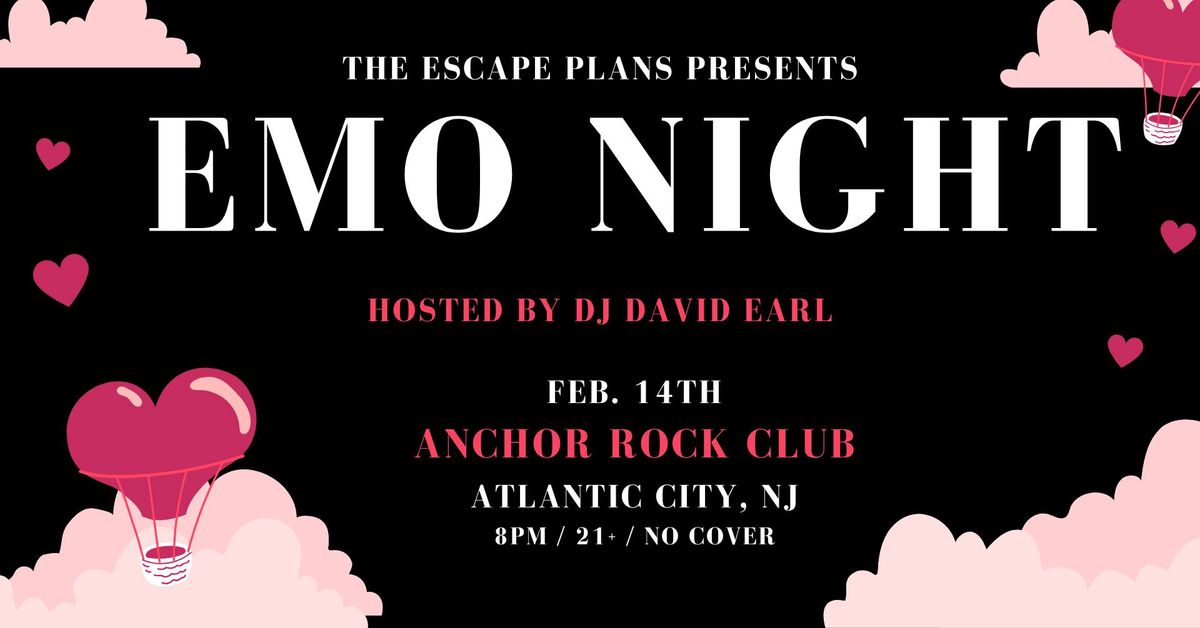 Valentine's Emo Night at Anchor Rock Club | Atlantic City